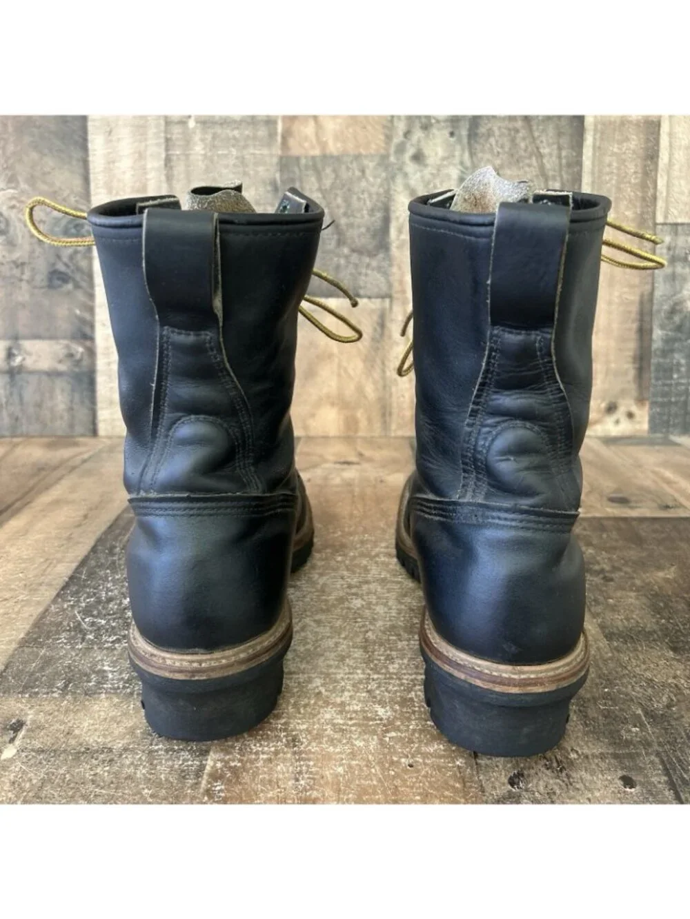 Red Wing 699 Soft Toe Firefighter Logger Work Boots Mens 10.5 E